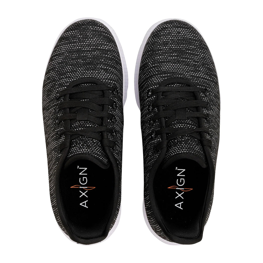 Axign River V2 Casual Orthotic Shoes - Charcoal, Lightweight Comfort