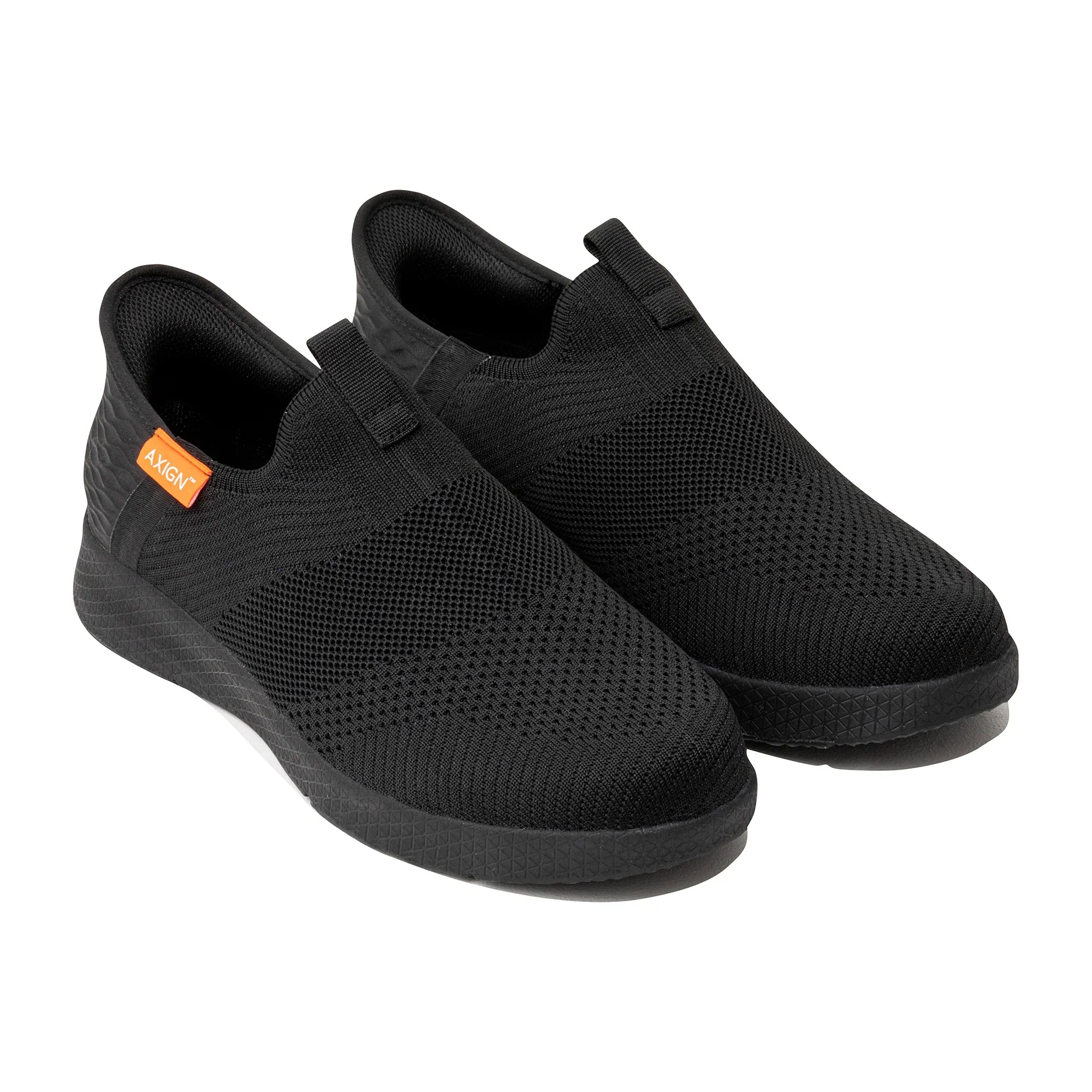 Axign Slipstream Orthotic Slip-On Shoe - Full Black Comfort & Support
