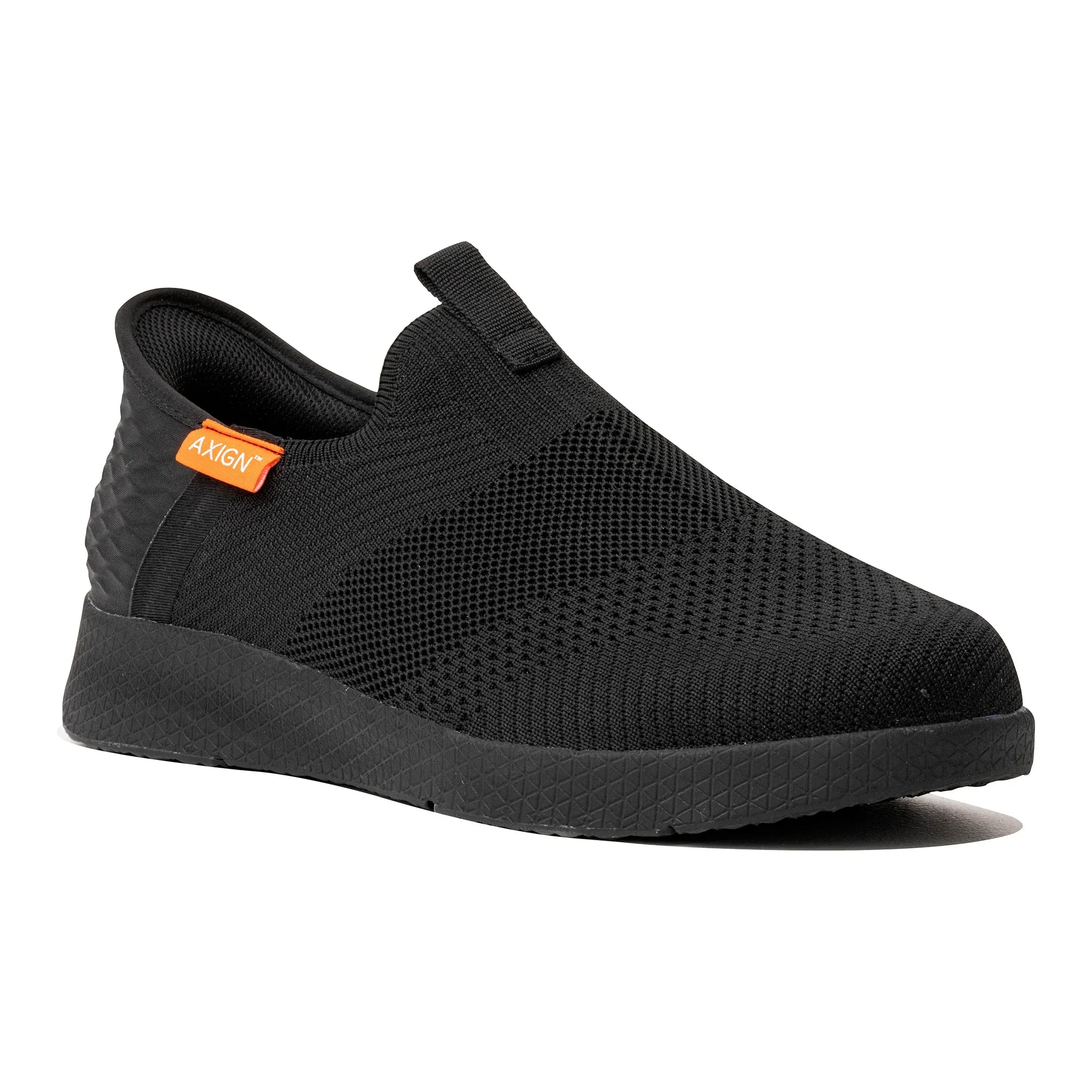 Axign Slipstream Orthotic Slip-On Shoe - Full Black Comfort & Support