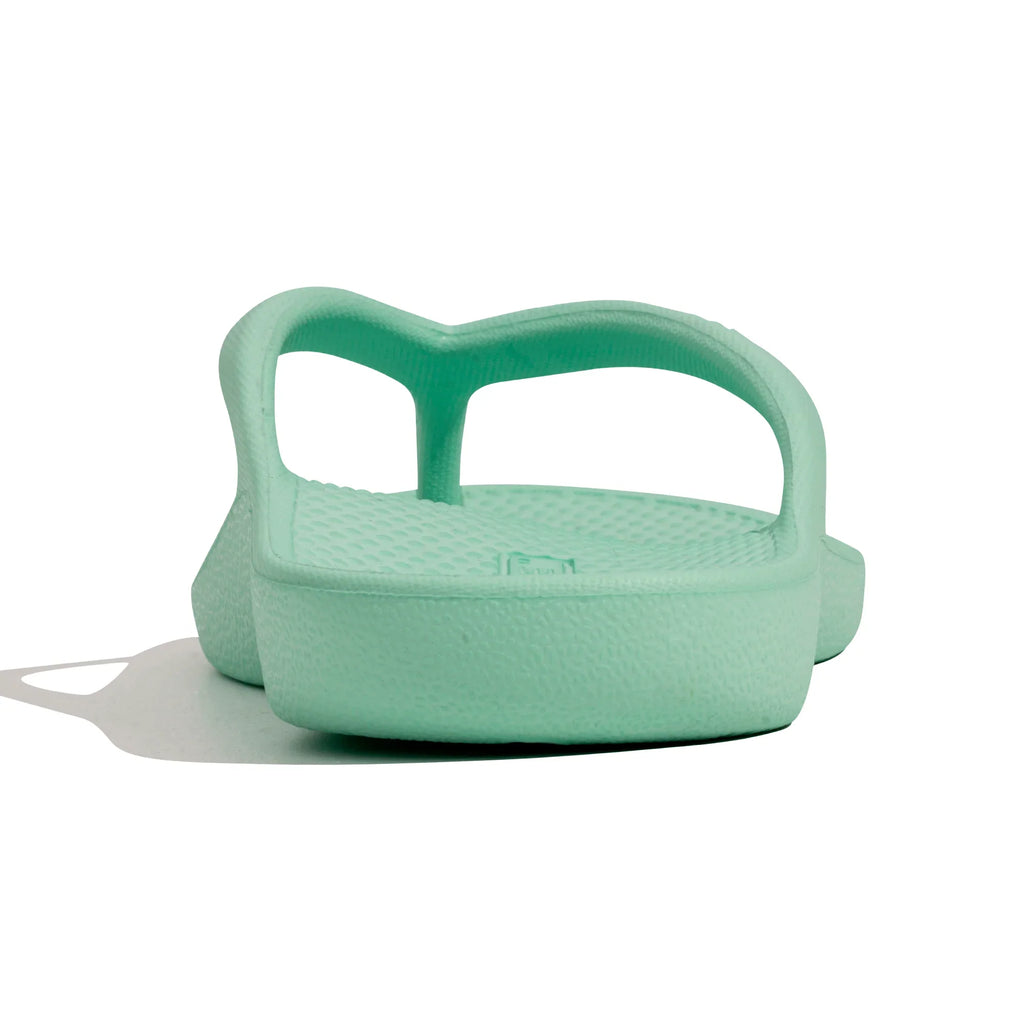 Archline Mint Green Orthotic Thongs for Ultimate Foot Comfort