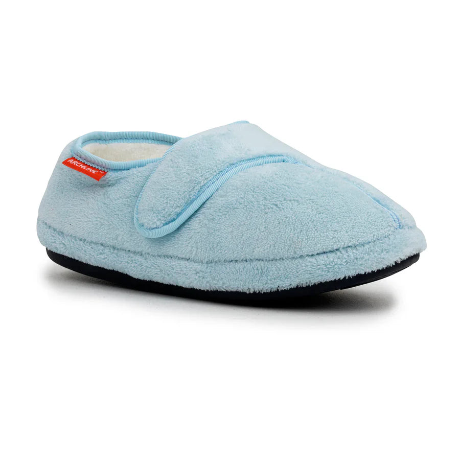 Archline Baby Blue Orthotic Slippers - Comfort & Support