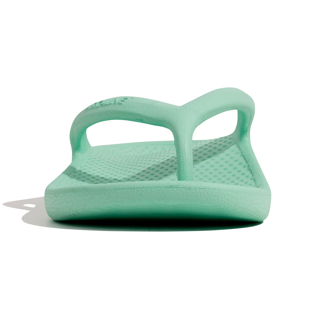 Archline Mint Green Orthotic Thongs for Ultimate Foot Comfort