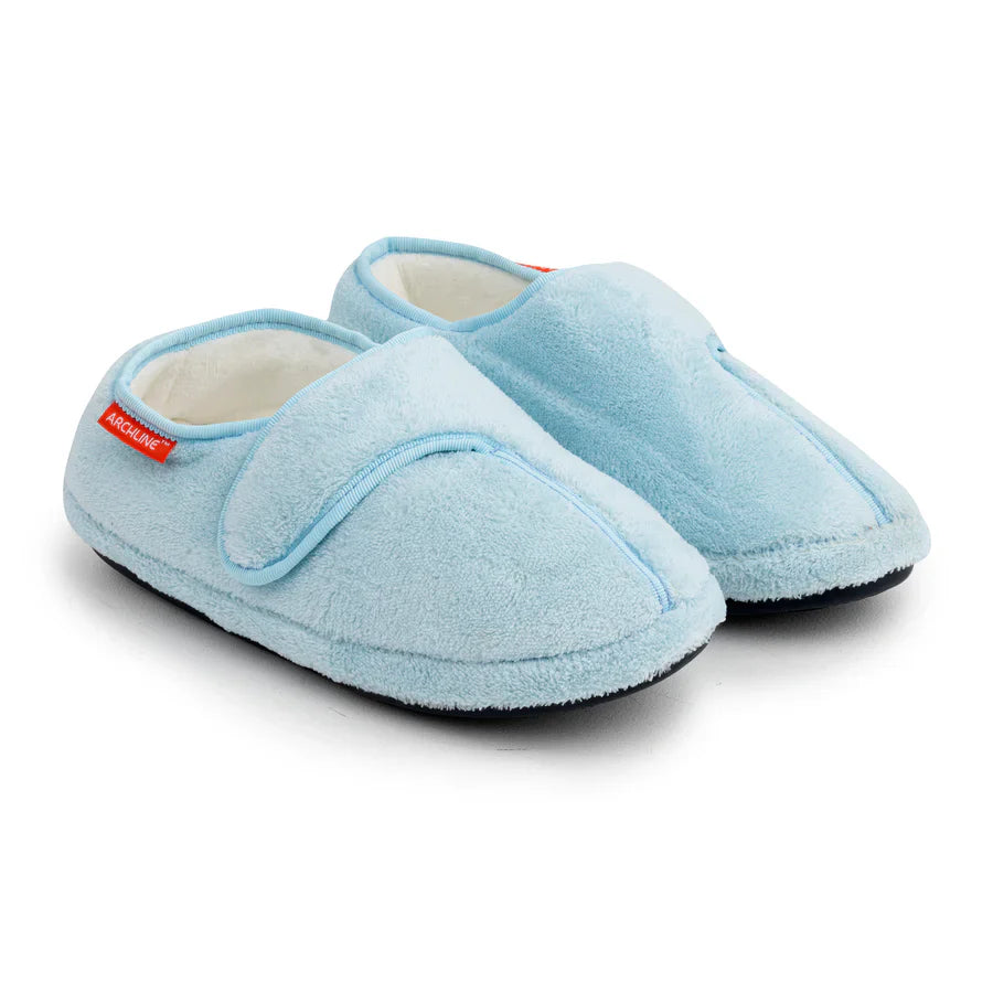 Archline Baby Blue Orthotic Slippers - Comfort & Support