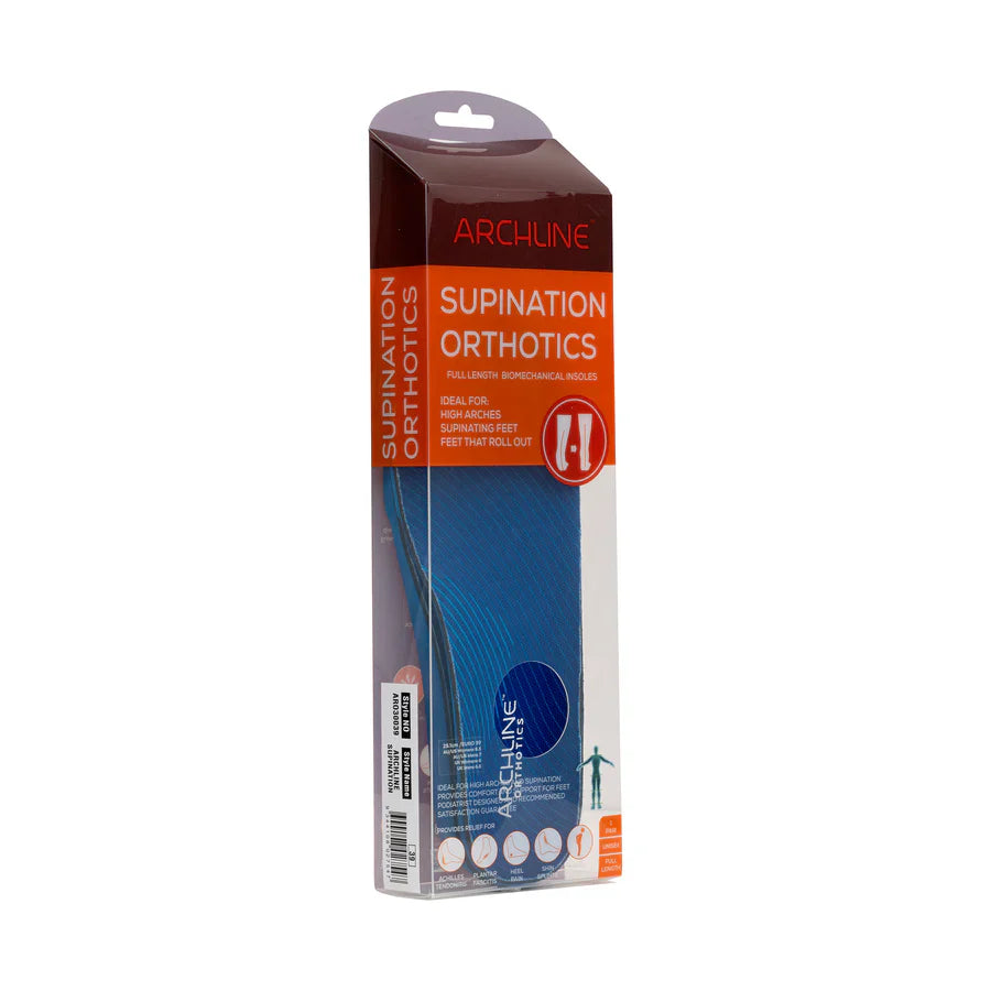 Archline Supination Orthotic Insoles – High Arch Plantar Fasciitis Relief