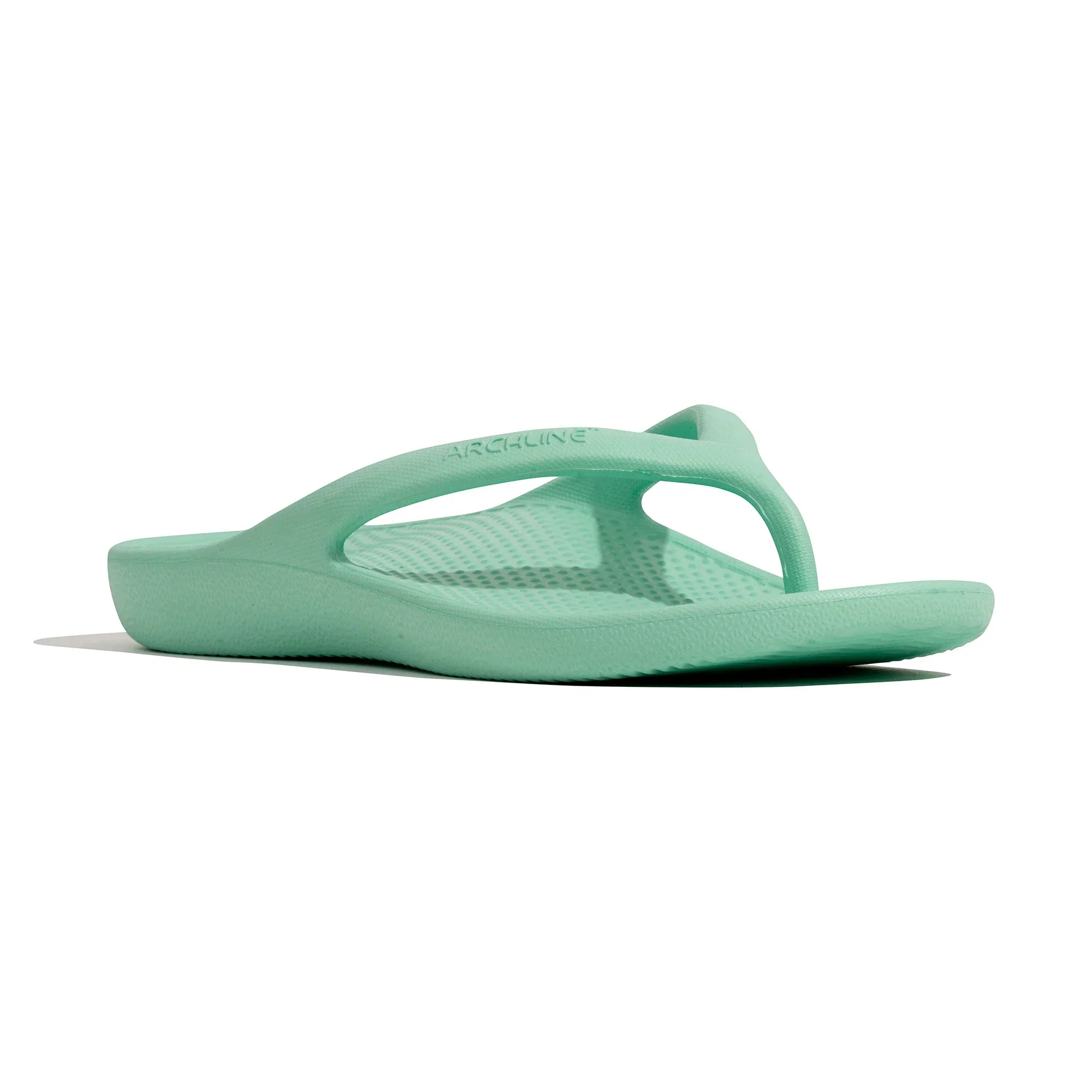 Archline Mint Green Orthotic Thongs for Ultimate Foot Comfort