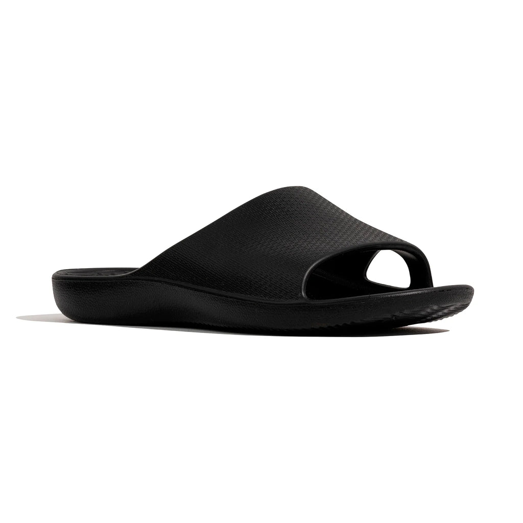Archline Rebound Orthotic Slides - Ultimate Comfort in Black