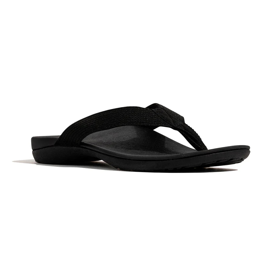 Axign Premium Orthotic Thongs - Summer Comfort & Support in Black