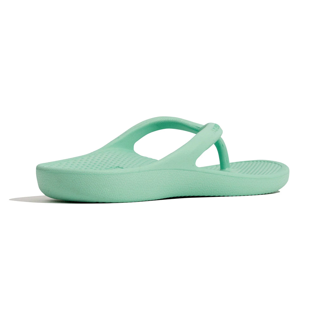 Archline Mint Green Orthotic Thongs for Ultimate Foot Comfort