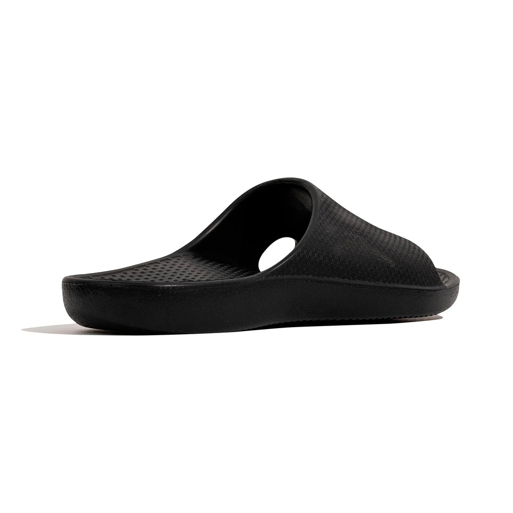 Archline Rebound Orthotic Slides - Ultimate Comfort in Black