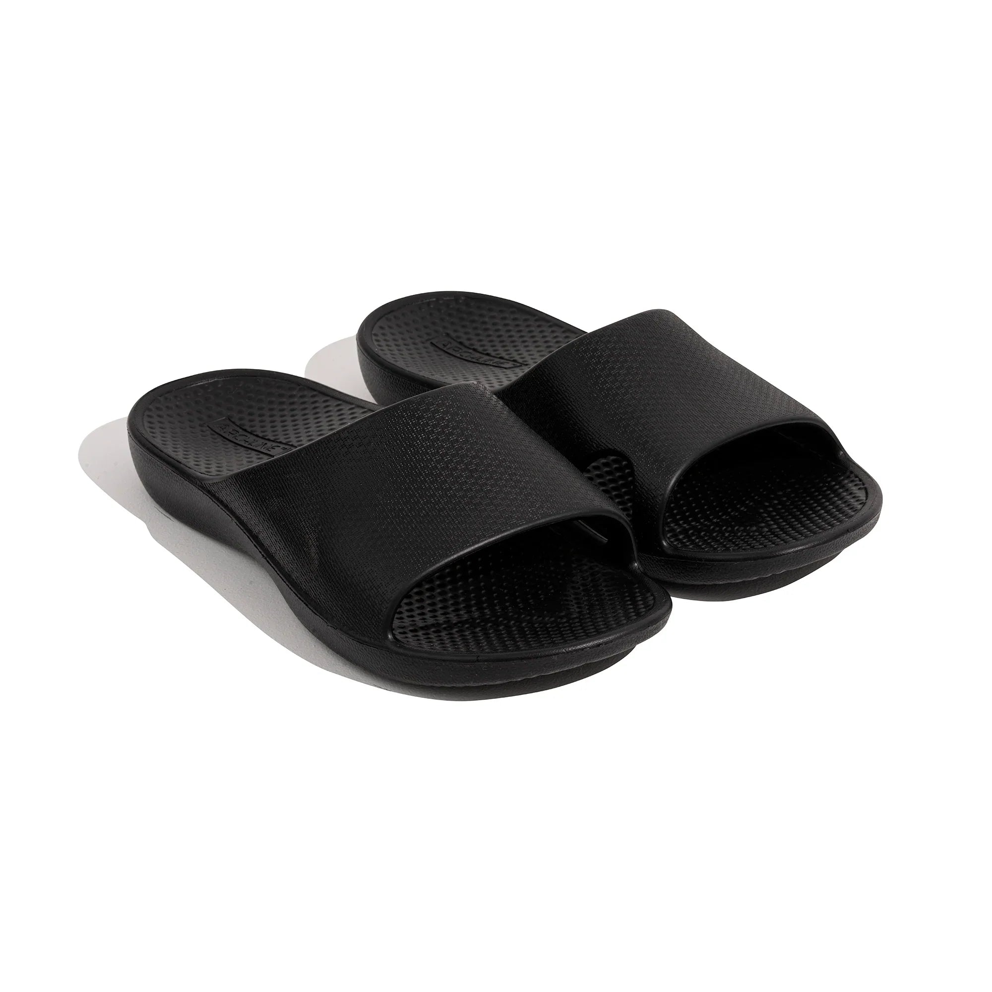 Archline Rebound Orthotic Slides - Ultimate Comfort in Black