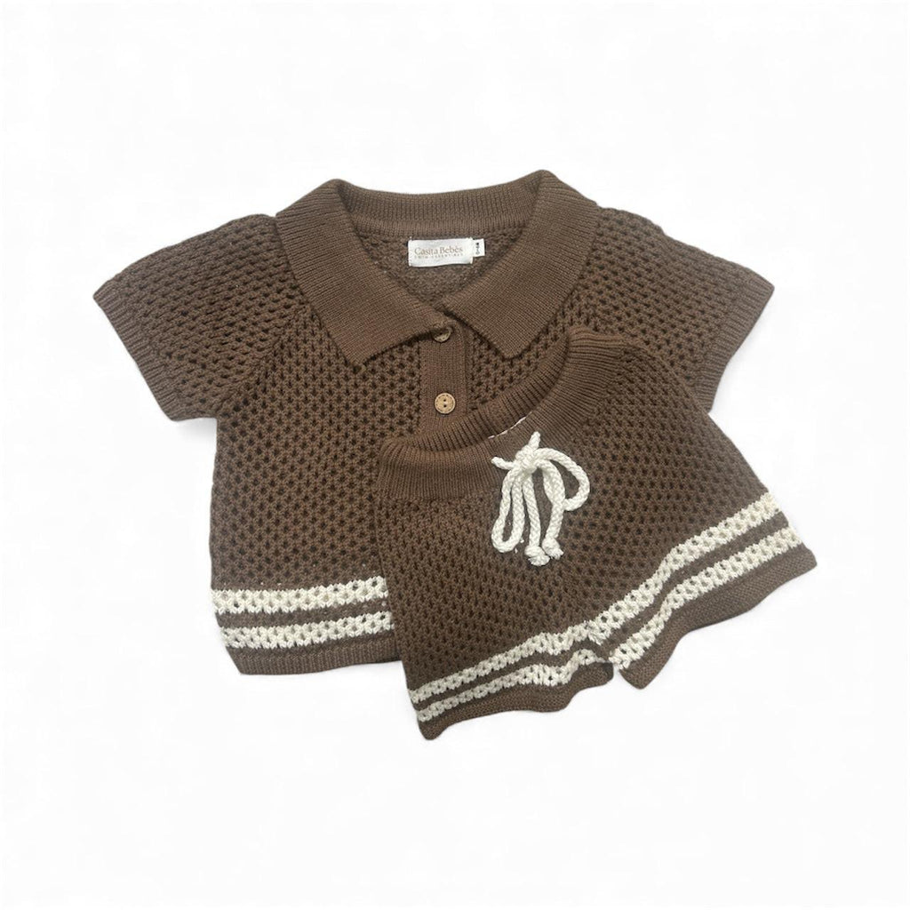 Eco-Friendly Swim Bottoms for Babies - Dusty Brown