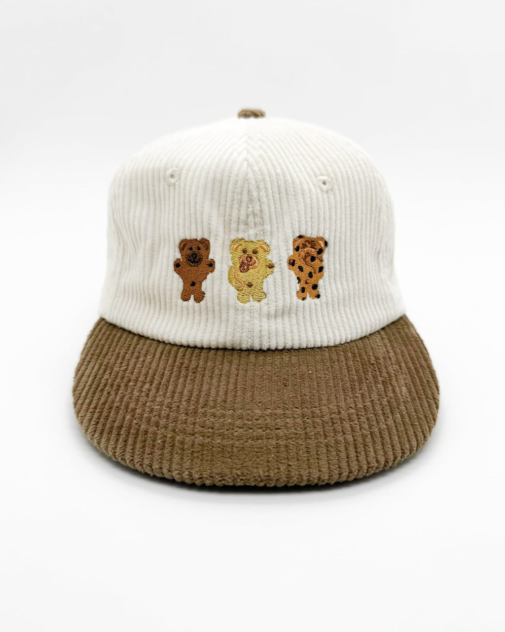 Bikkie Bear Hat - Vintage Corduroy Cap Celebrating Aussie Snacks