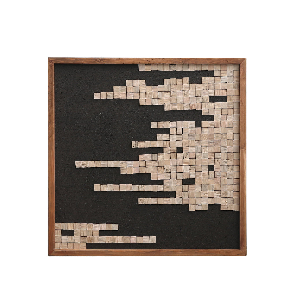 Timber Hues - Eco-Friendly Ready-to-Hang Wall Art 62x62cm