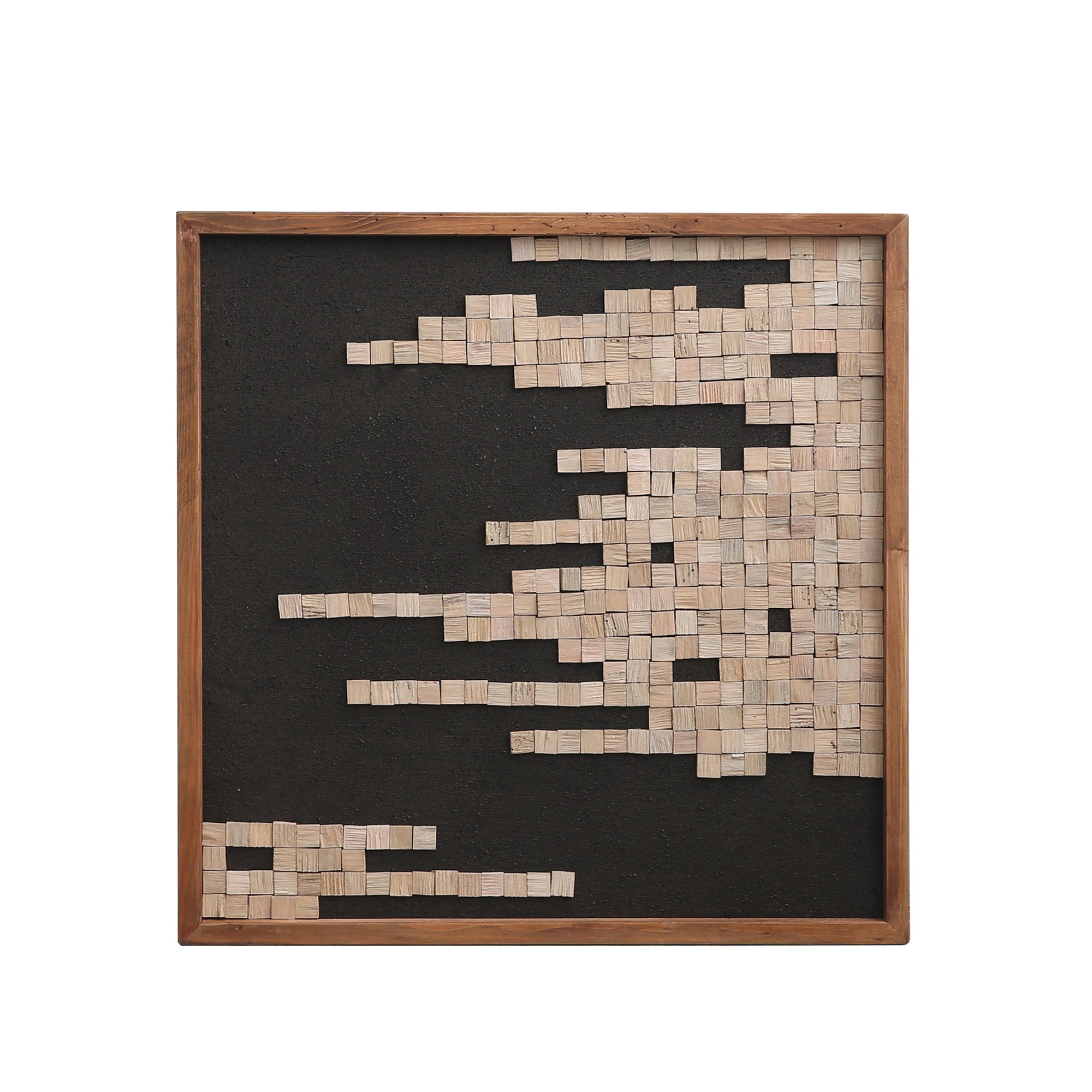 Timber Hues - Eco-Friendly Ready-to-Hang Wall Art 62x62cm