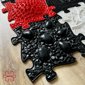 Muffik Tots Vision Sensory Playmats Set - 6-Piece High Contrast Fun
