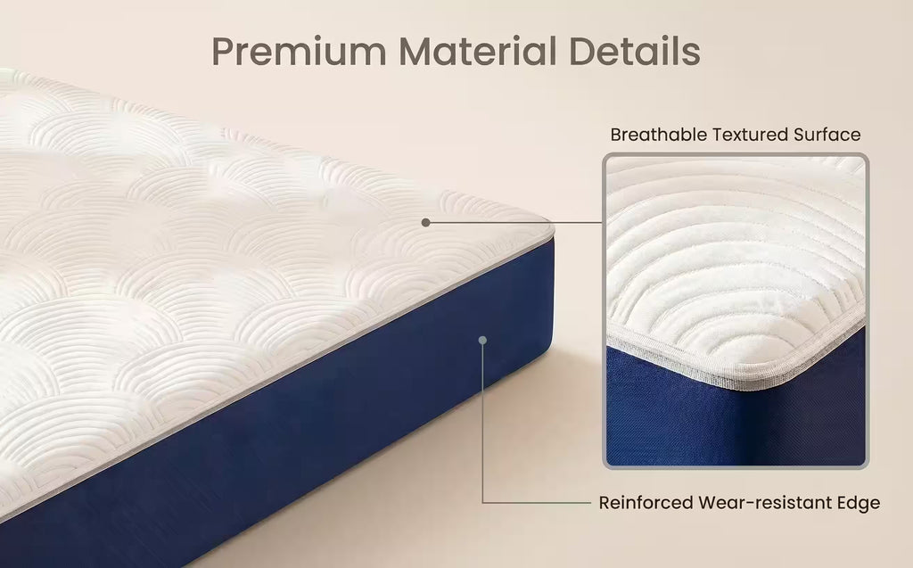 Luxury Compressed Rolled Memory Foam Pocket Spring Mattress