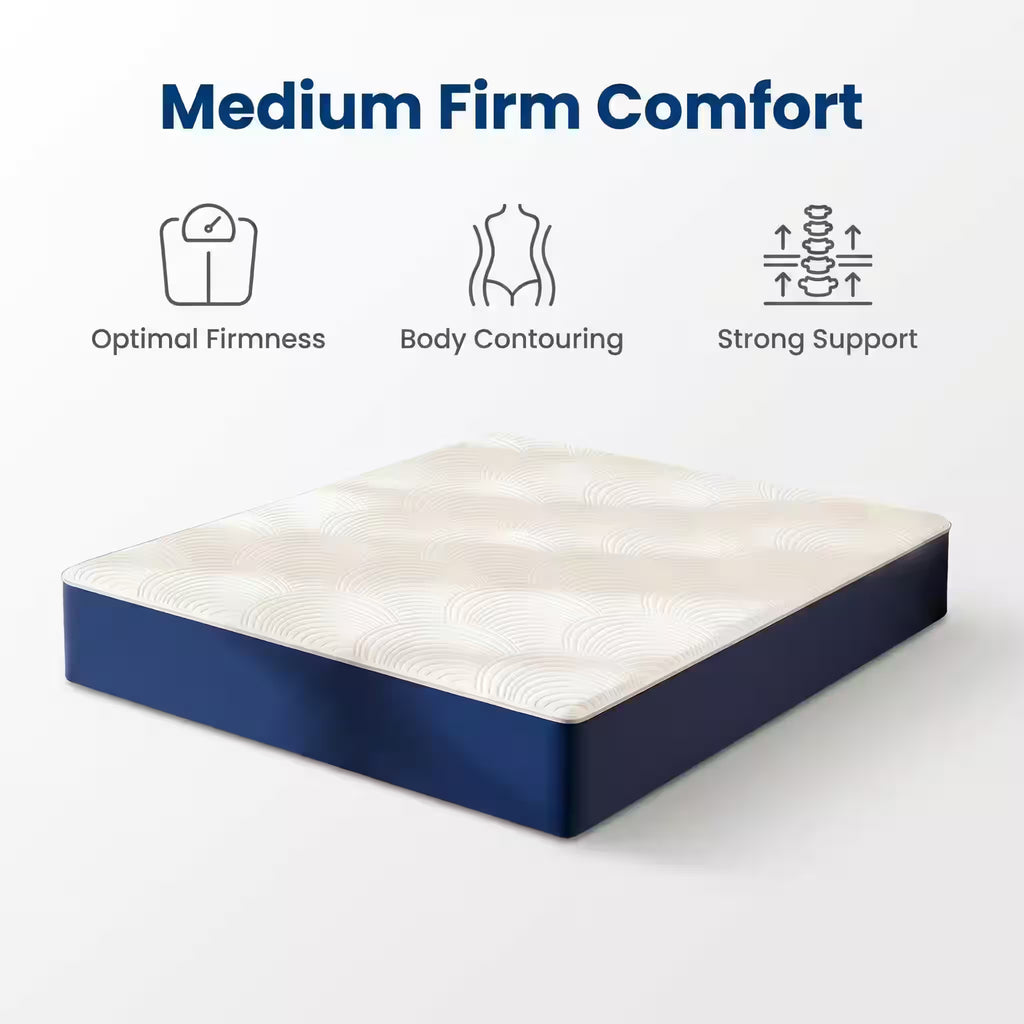 Luxury Compressed Rolled Memory Foam Pocket Spring Mattress