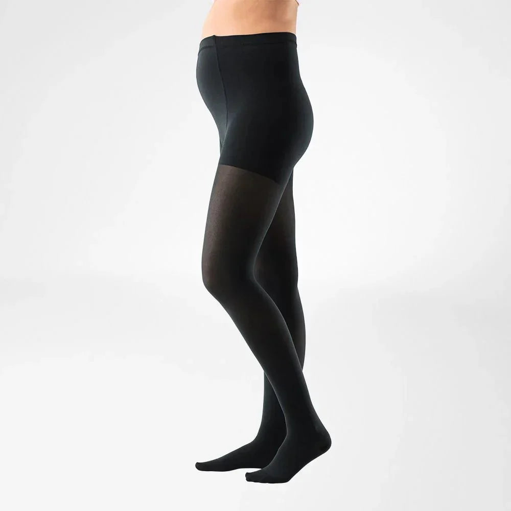 VenoTrain Maternity Compression Stockings - Class 1, Closed Toe, Black