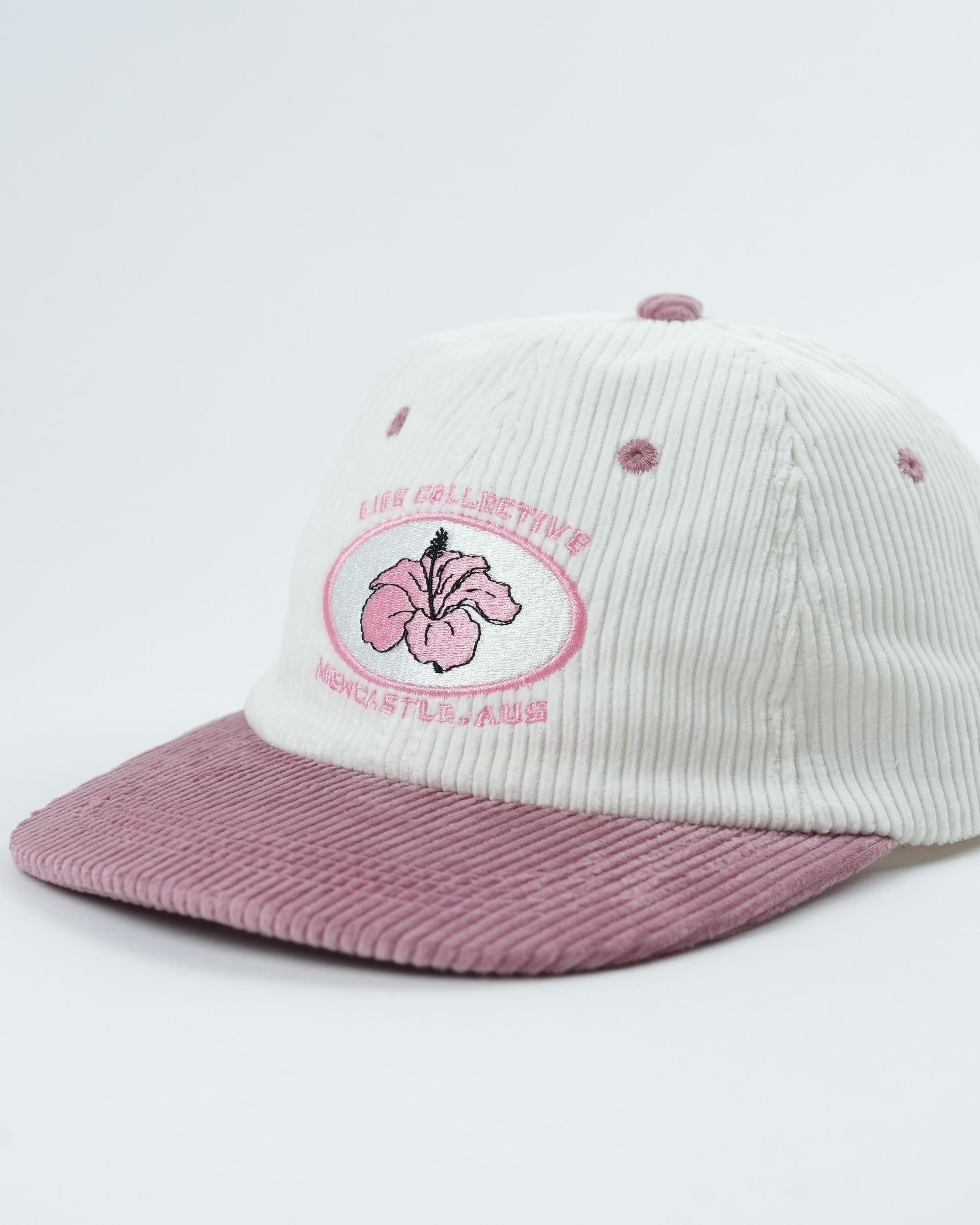 Flower Madness Corduroy Hat - Adjustable Style for Everyone