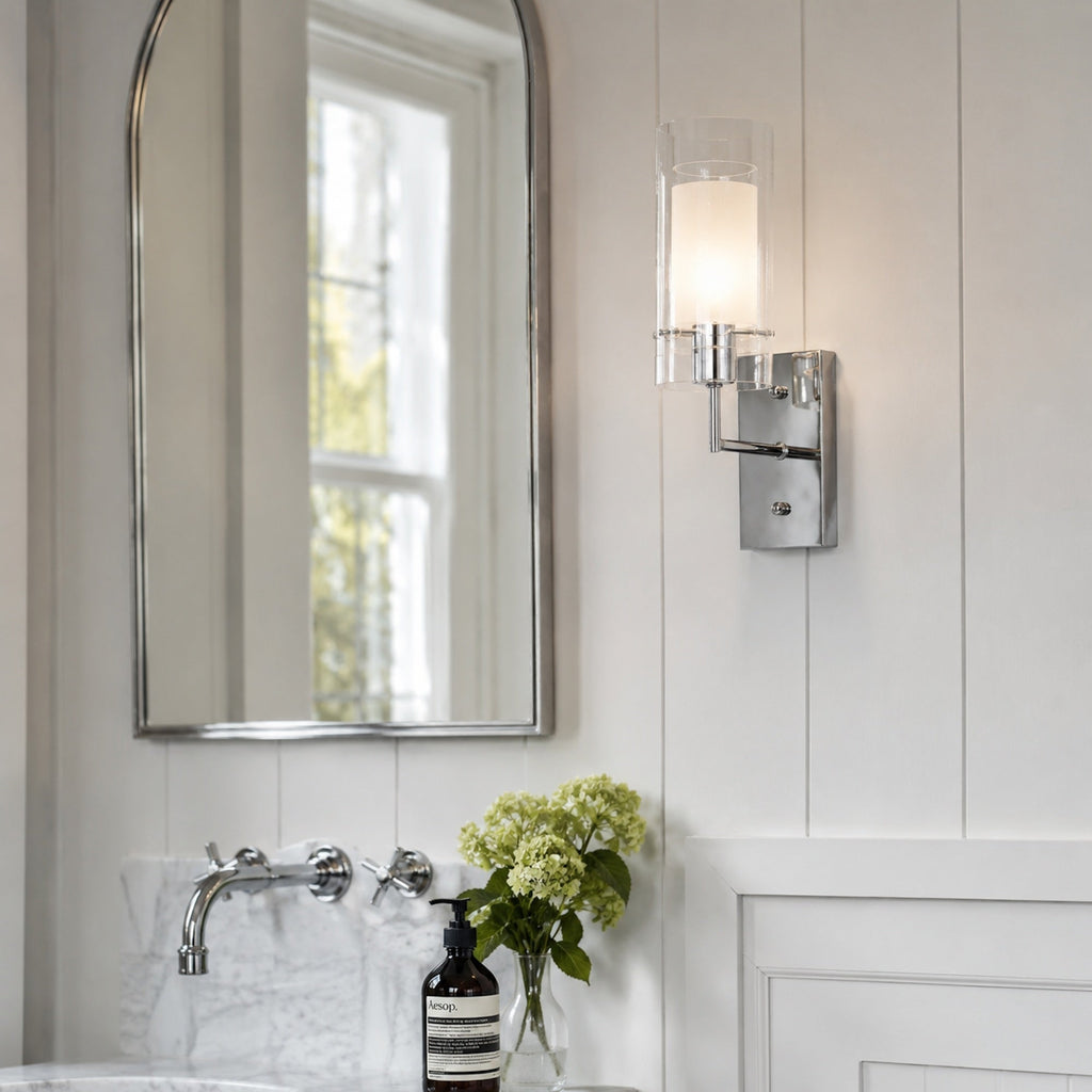 Abbey Chrome Wall Light - Elegant Design for Any Room