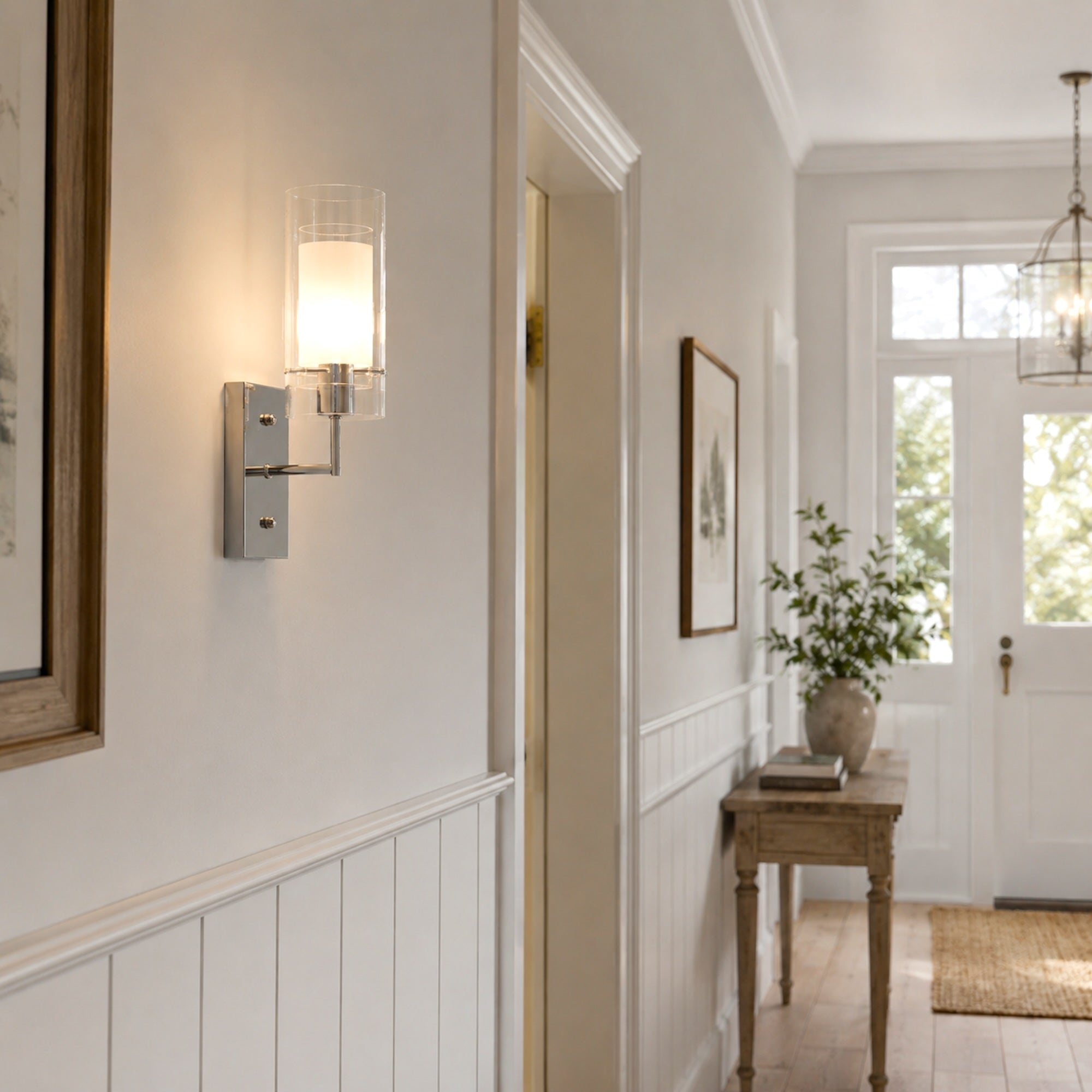 Abbey Chrome Wall Light - Elegant Design for Any Room