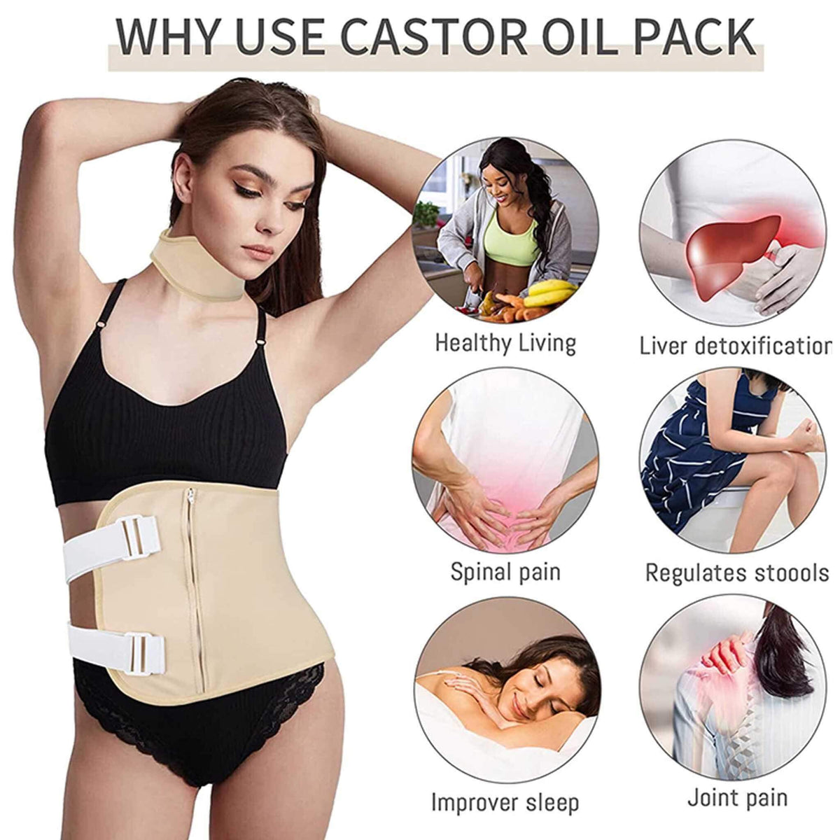 Castor Oil Full Pack Beige Organic