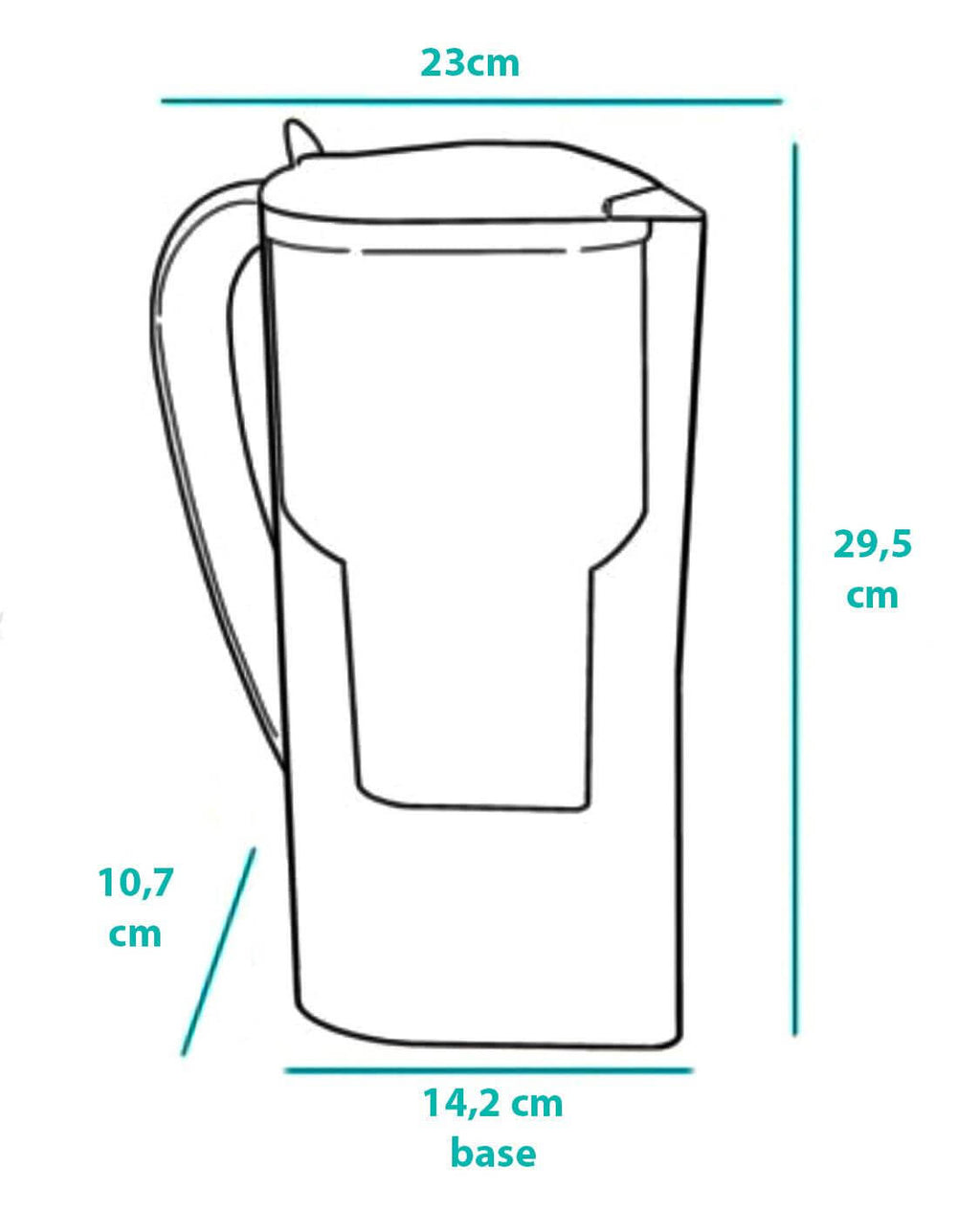 Alkanatur Alkaline Ionised Antioxidant Jug