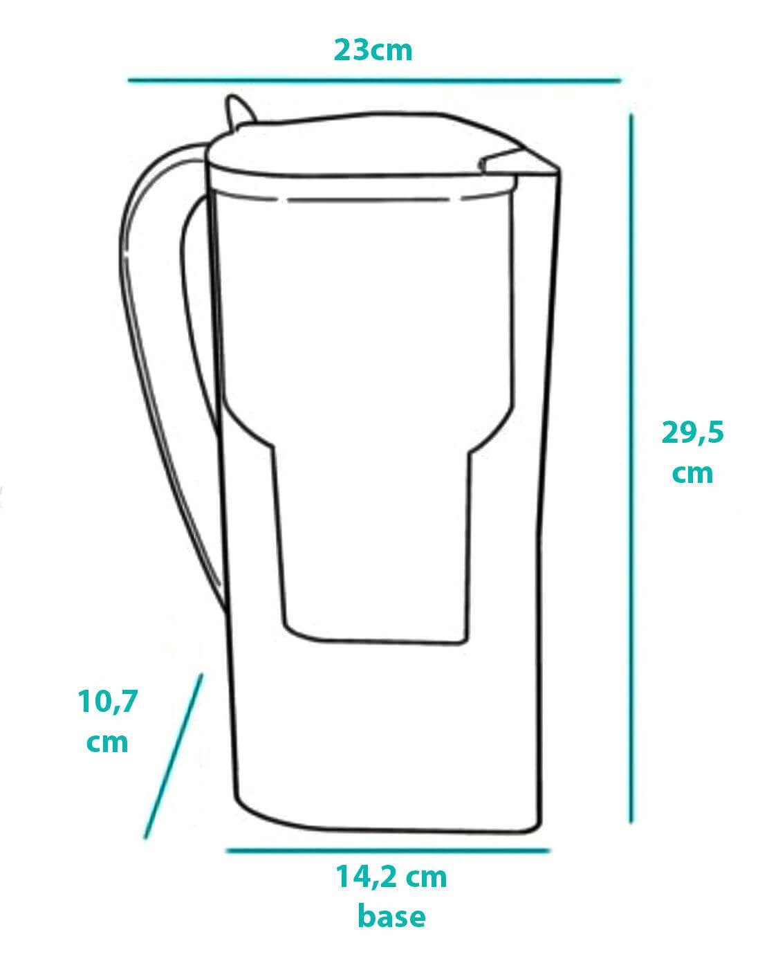 Alkanatur Alkaline Ionised Antioxidant Jug