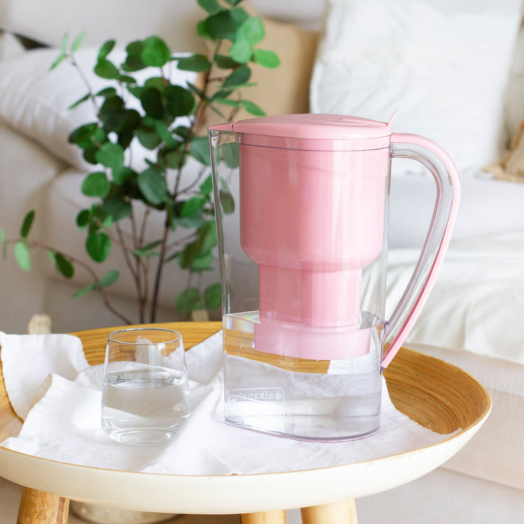 Alkanatur Alkaline Ionised Antioxidant Water Jug (Pink) – Alkalising & Ionising for Cleaner Hydration