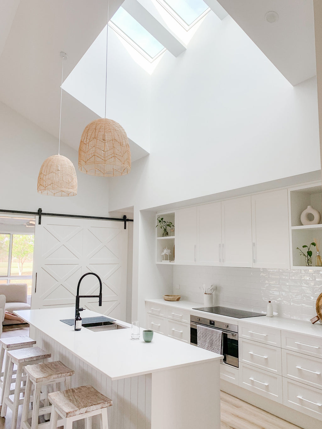 Amalfi Natural Rattan Pendant Light - Boho & Coastal Style
