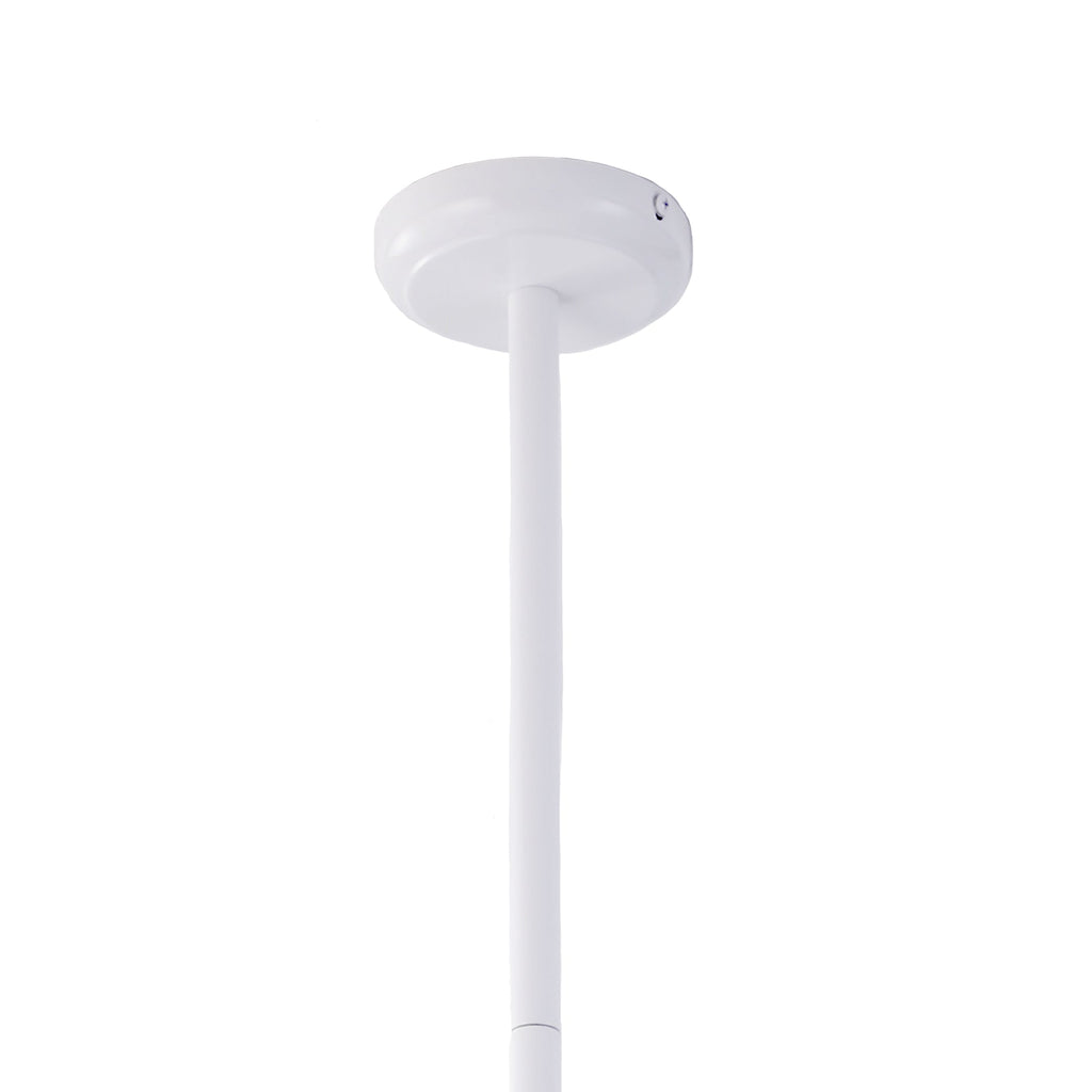 Amani White Metal Pendant Light - Adjustable Stylish Design