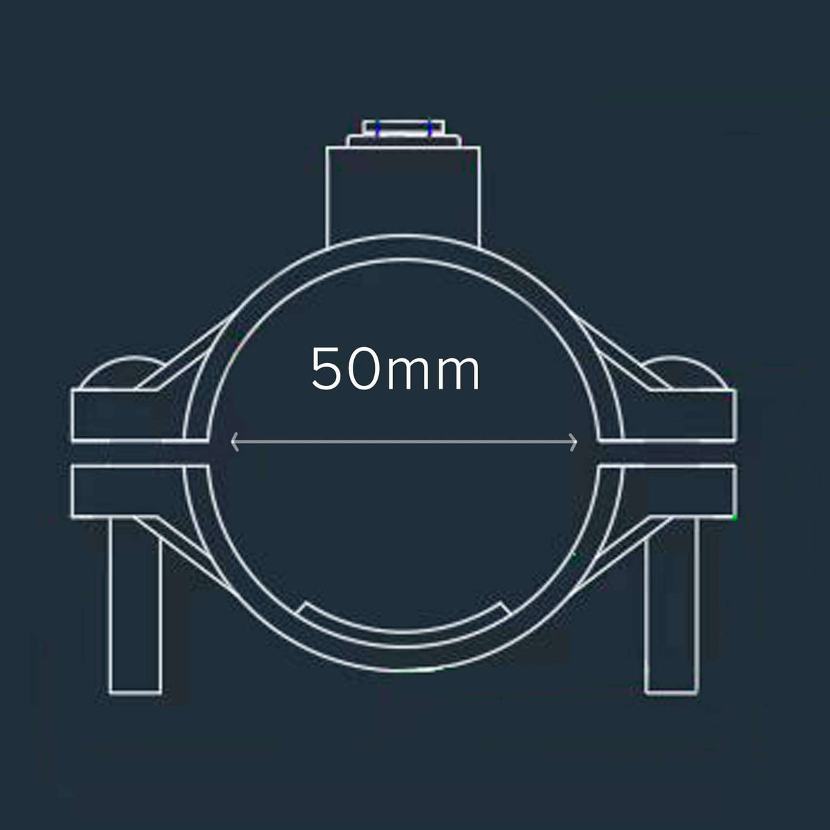 Drain Saddle 50mm
