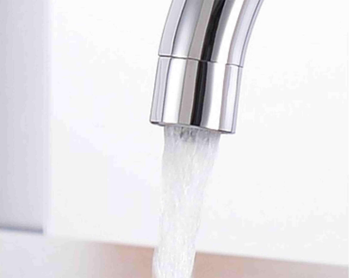 3 Way Mixer Tap Chrome Umbrella Style 360 Rotation