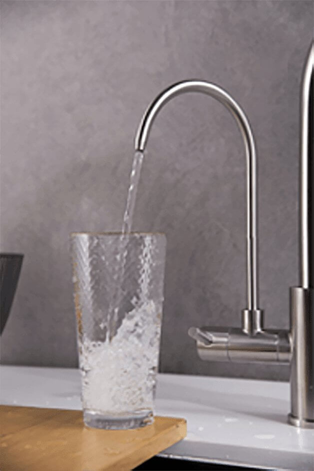 3 Way Mixer Tap with Dual Spout & Pull Out Spray Nickel