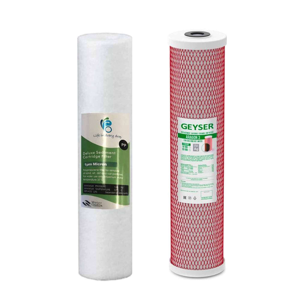 Aquarius Whole-House Twin Filtering System 20" x 4.5"