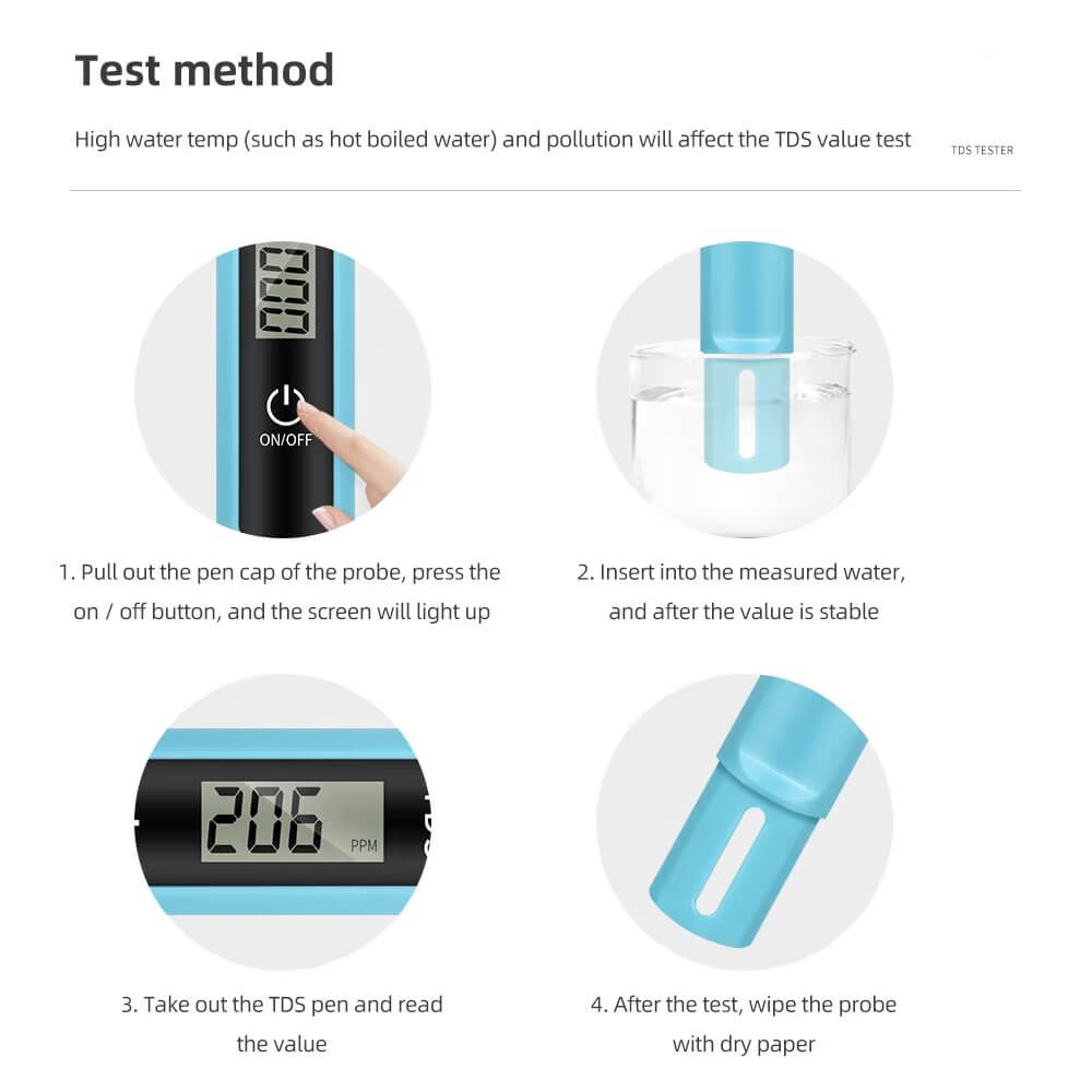 Aquarius Water Automatic Calibration TDS Meter