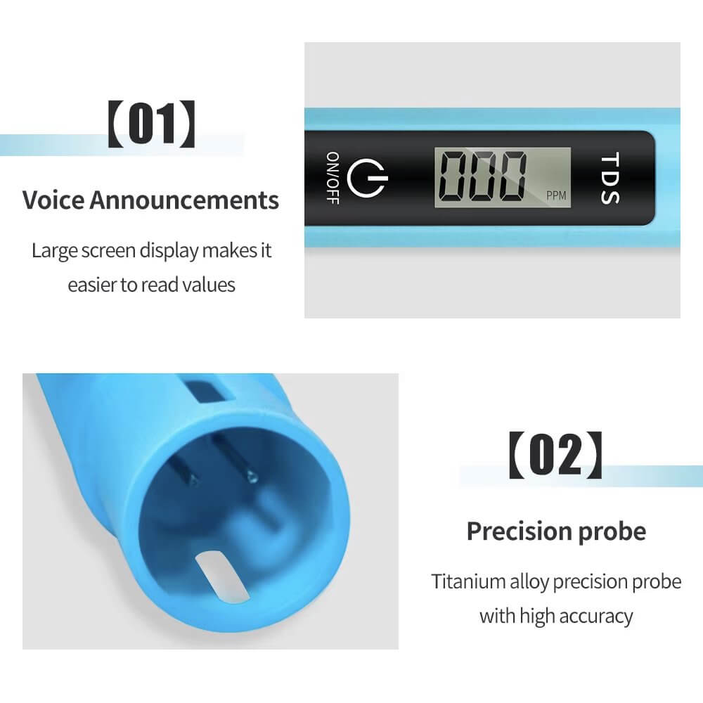 Aquarius Water Automatic Calibration TDS Meter