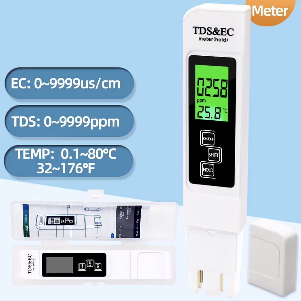 Aquarius Water High Precision TDS & EC Temperature Water Meter