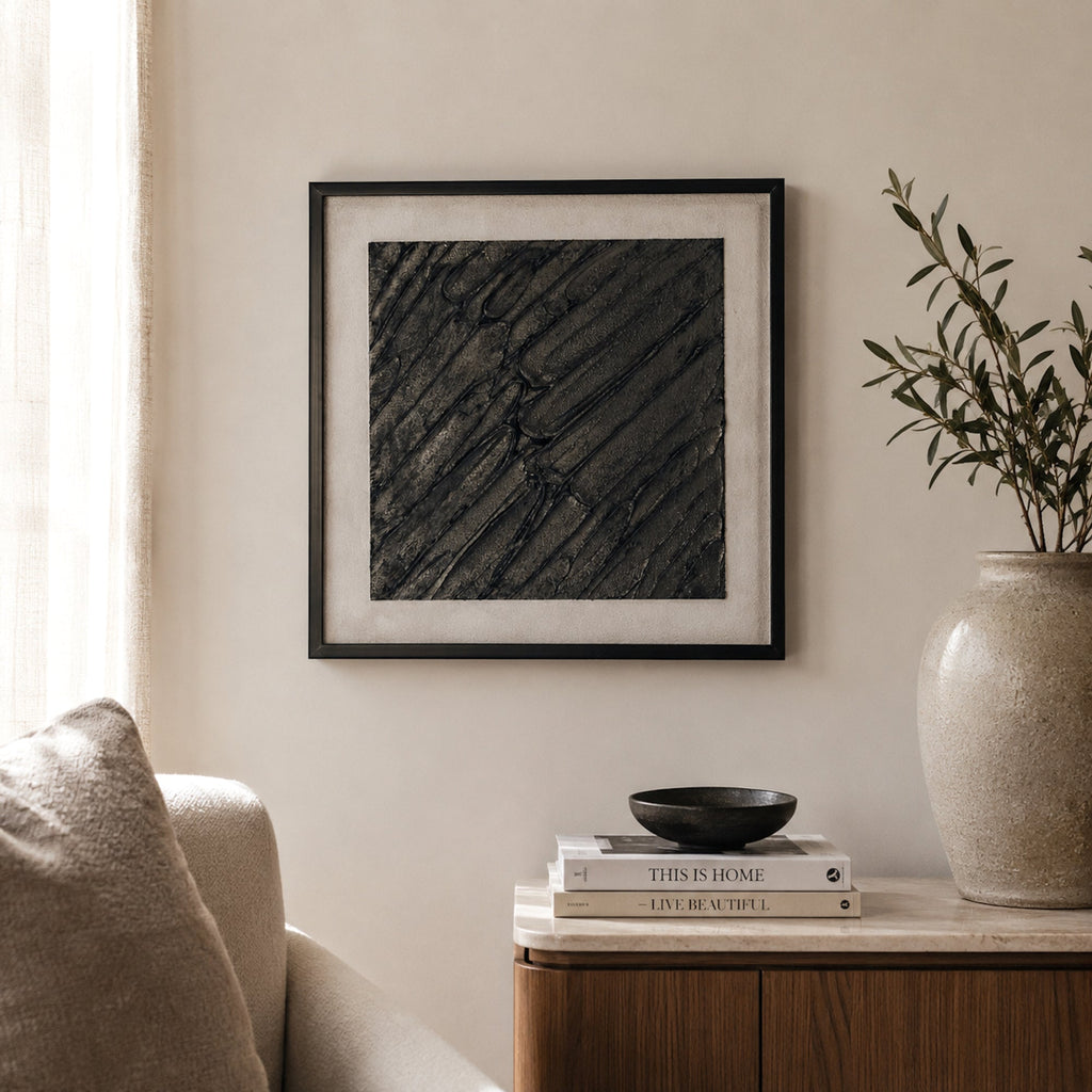 Asher Dimensional Sand Art - Eco-Friendly 3D Wall Decor 50x50cm