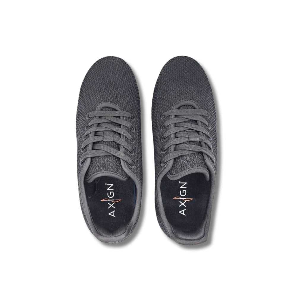 Axign River V2 Men's Lightweight Casual Orthotic Shoe - Black & White