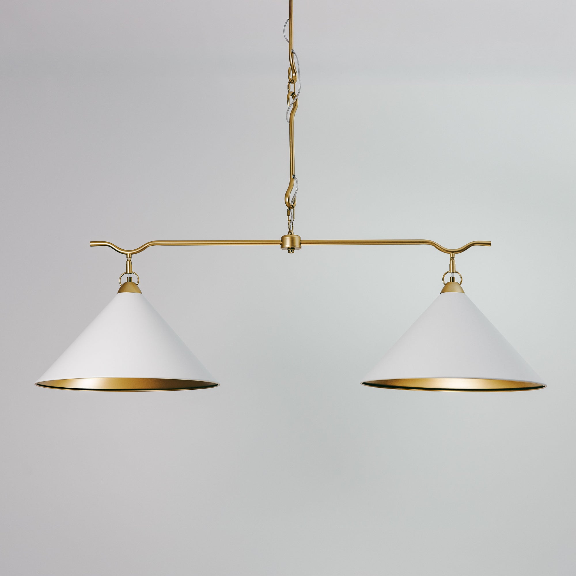 Bailey Twin Extended Metal Cone Pendant Light for Chic Interiors