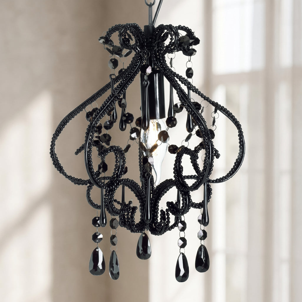 Elegant Black Darling Chandelier | Timeless Crystal Lighting Fixture