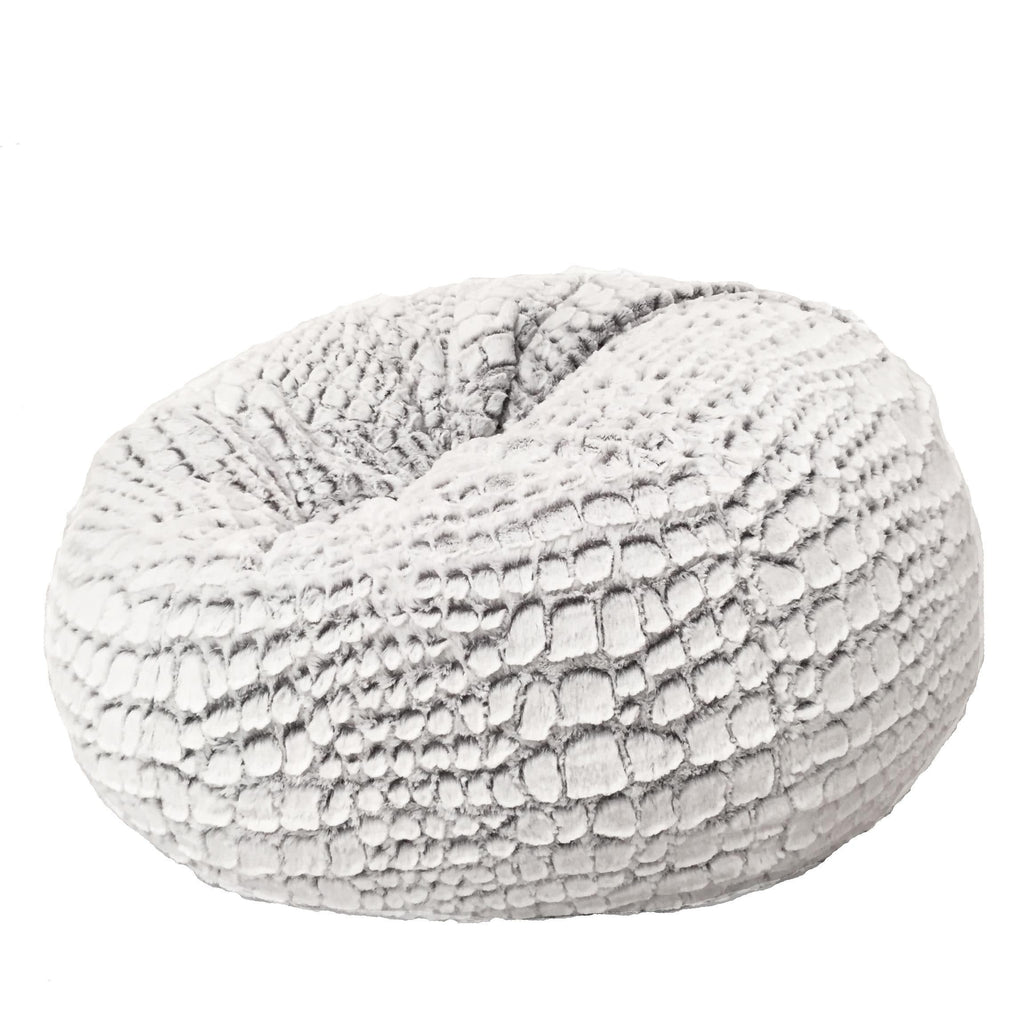 Luxurious Arctic Fur Bean Bag - Soft Cashmere Comfort