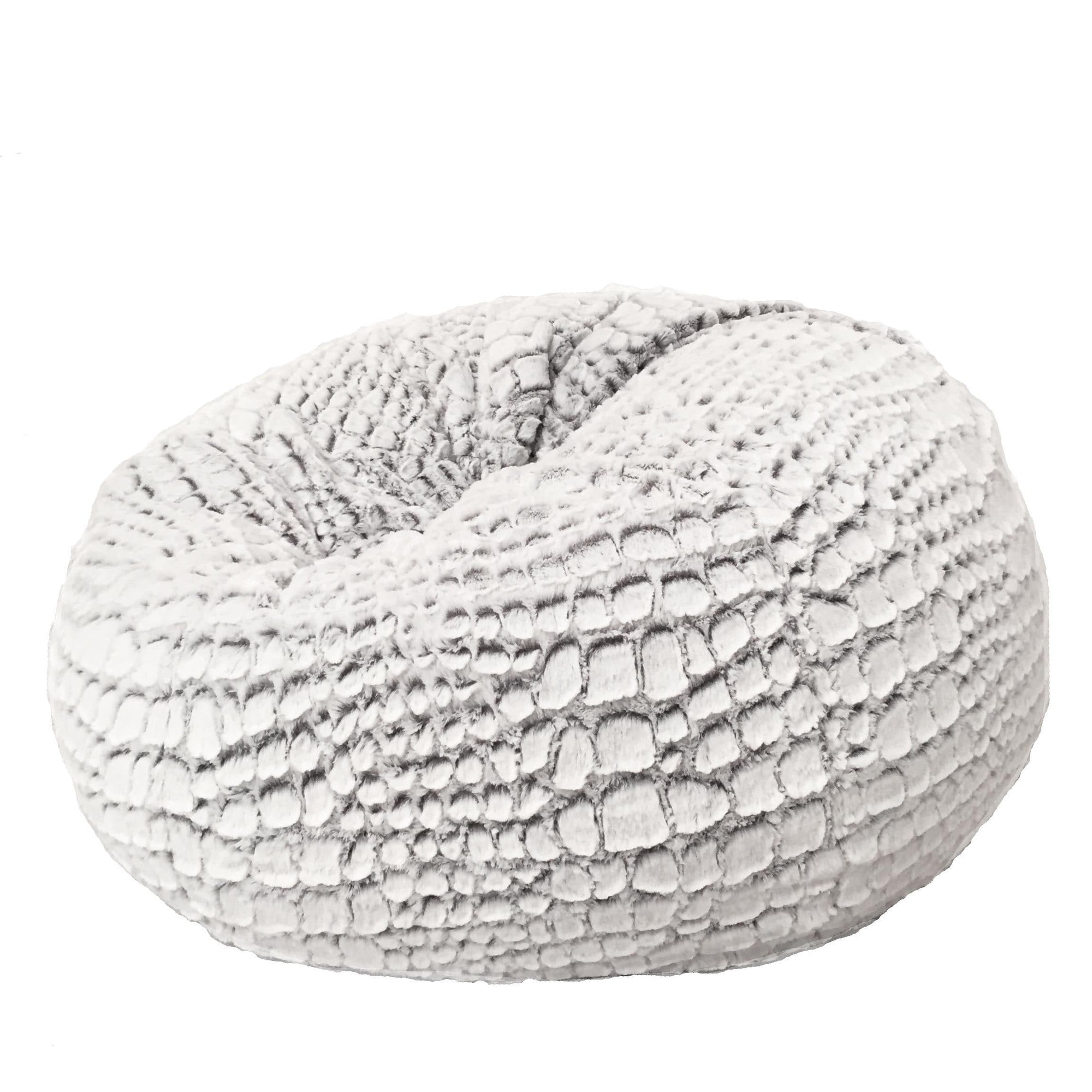 Luxurious Arctic Fur Bean Bag - Soft Cashmere Comfort