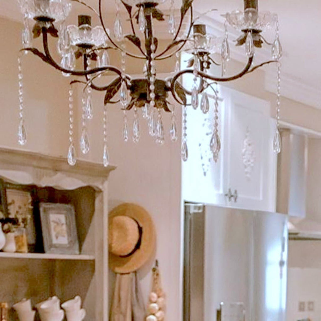 Celine 5-Light Vintage-Inspired Chandelier - Elegant Home Lighting
