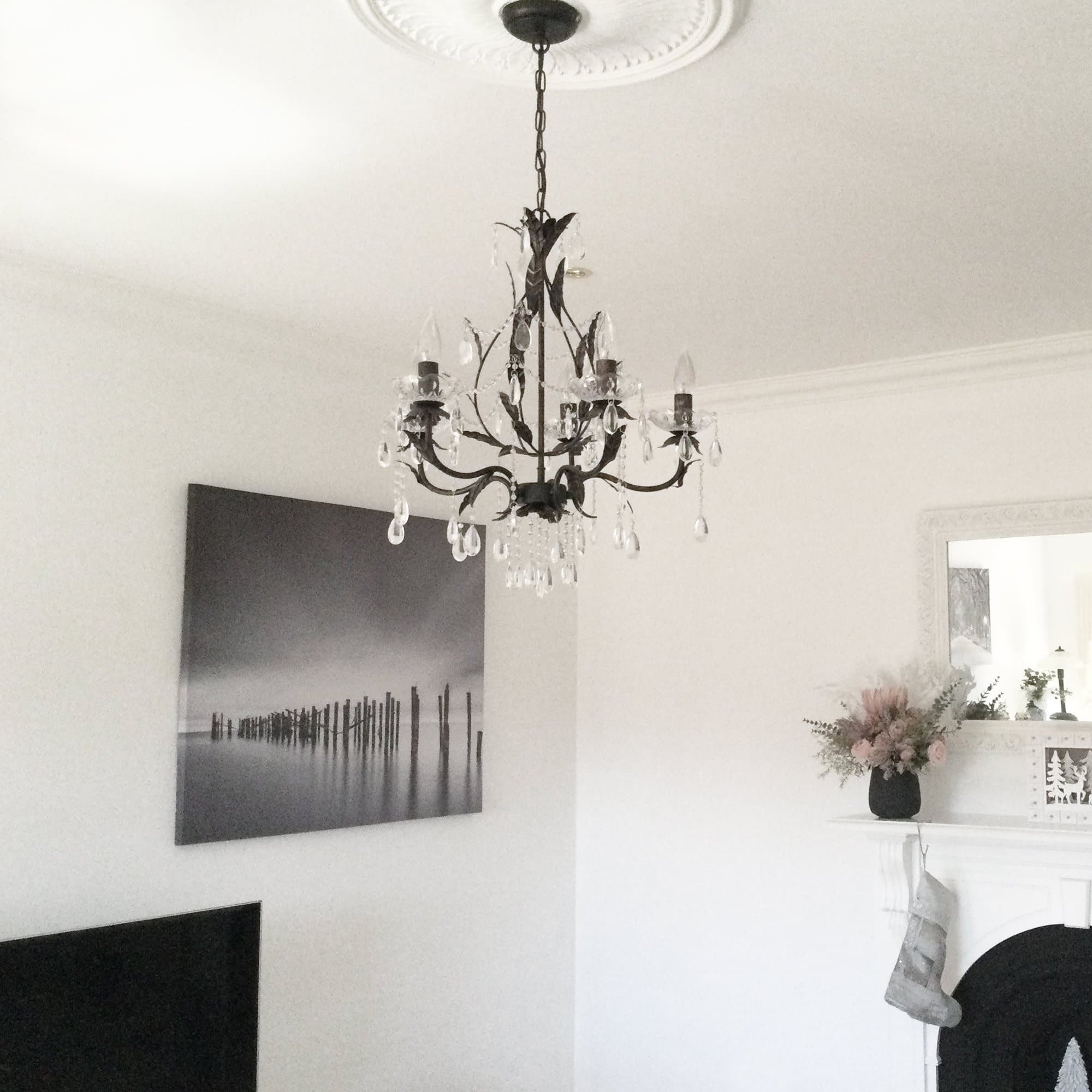 Celine 5-Light Vintage-Inspired Chandelier - Elegant Home Lighting