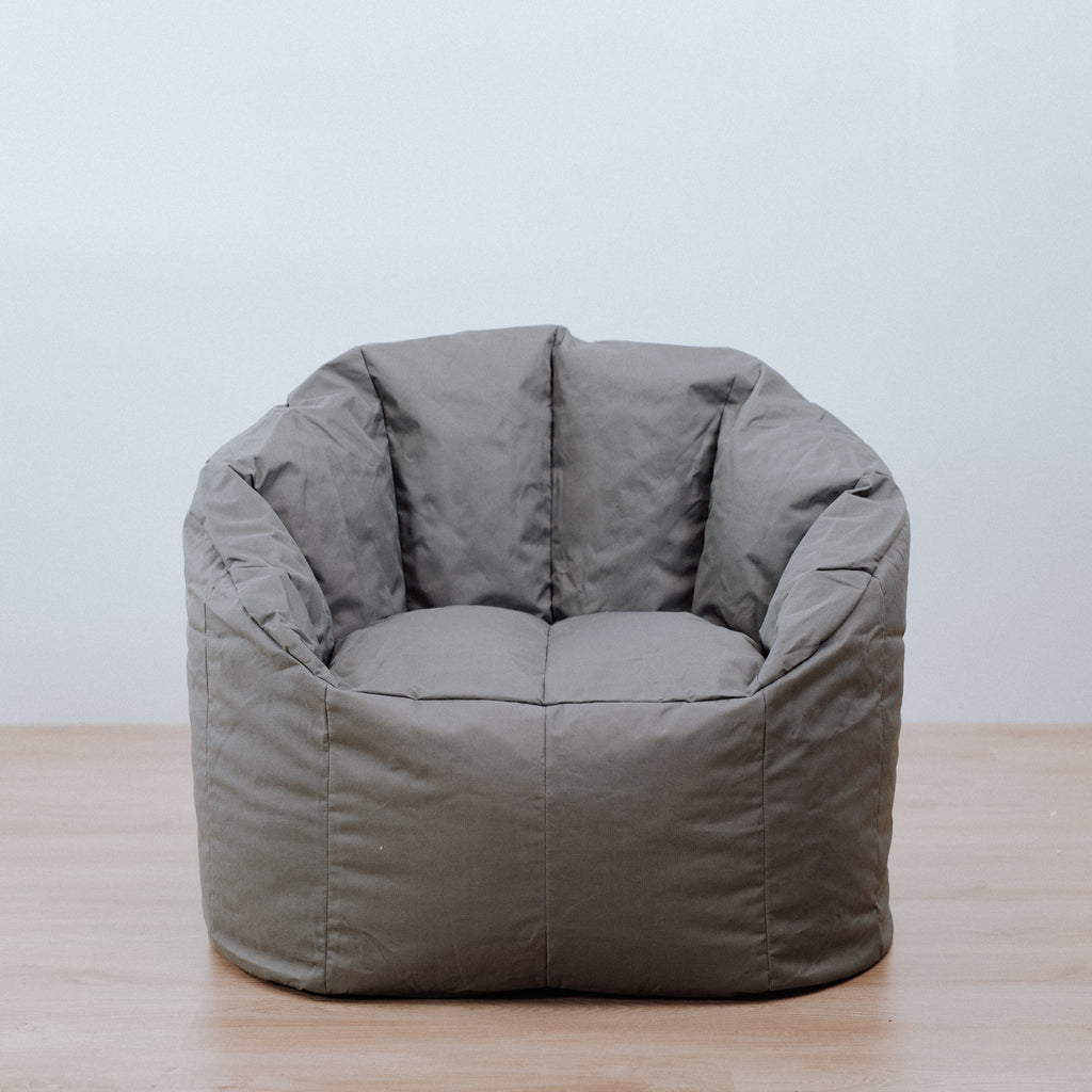 Charcoal Oxford Outdoor Tub Chair Bean Bag Cover - Comfort & Style