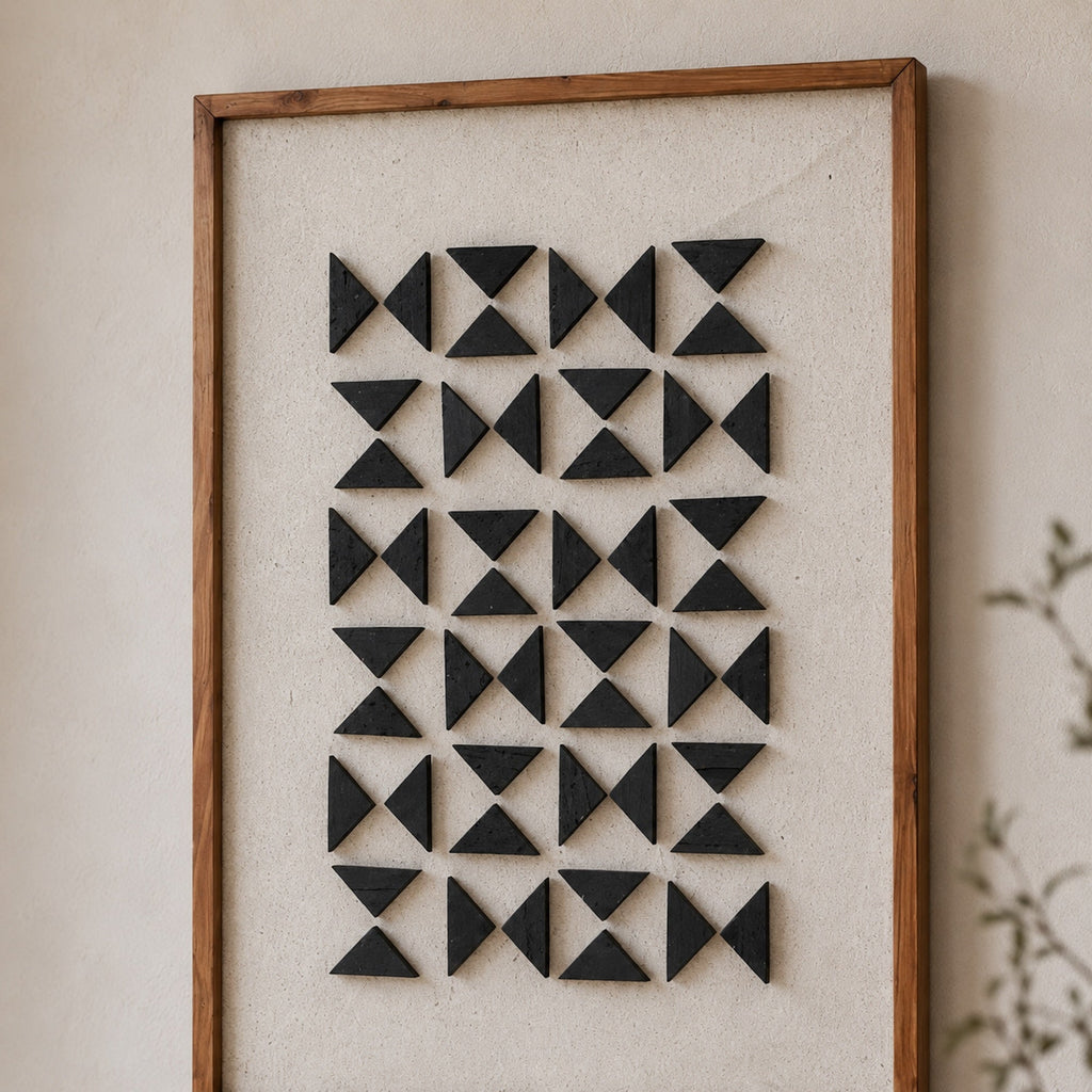 Elm Silhouettes Rectangle Wall Art - Eco-Friendly & Ready to Hang 62x82cm