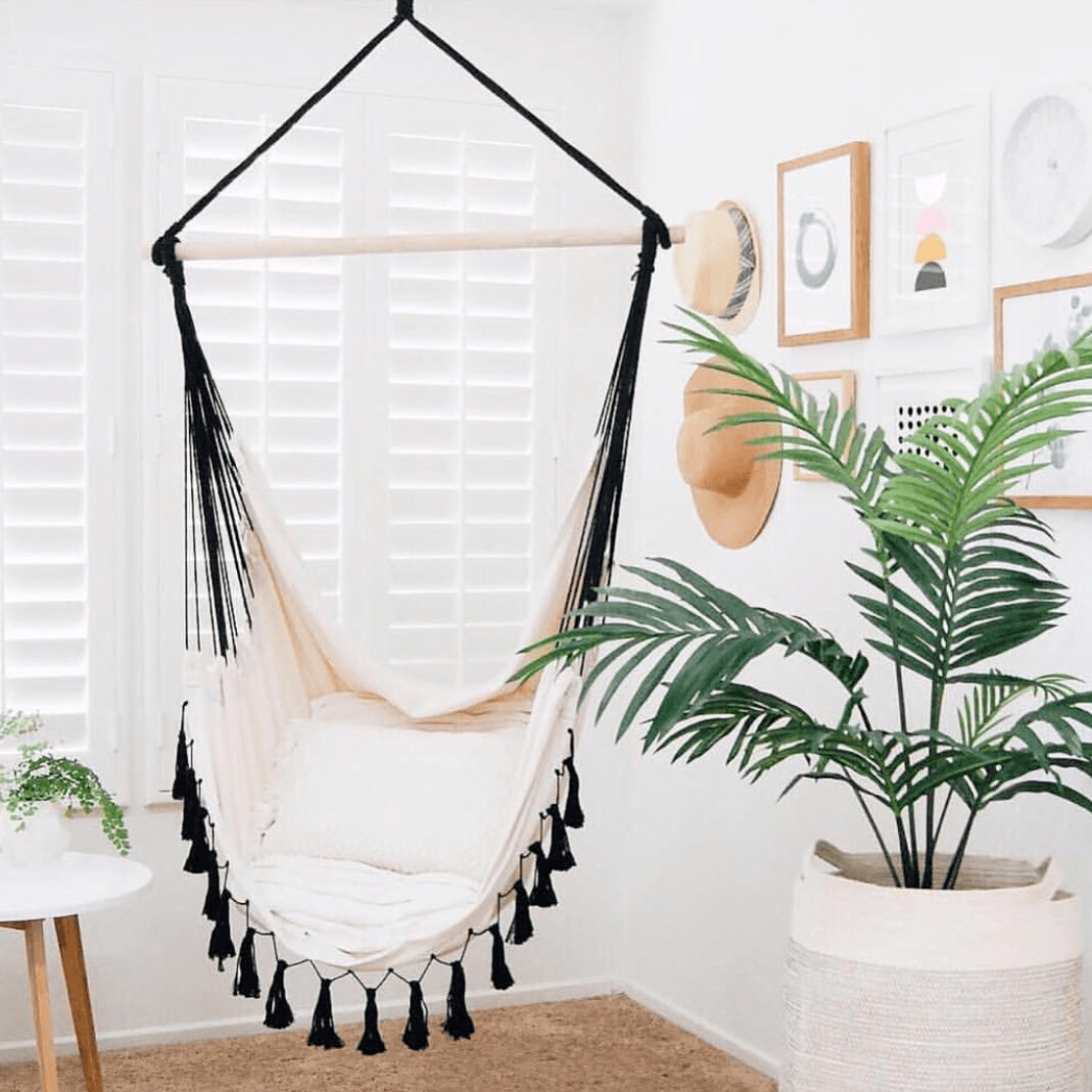 Soho Cream Hammock Chair - Stylish & Durable Indoor/Outdoor Relaxation