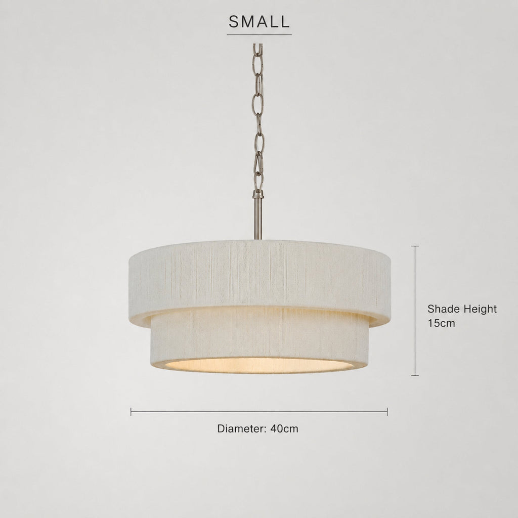 Sorrento Double Tiered Rope Chandelier - Modern Coastal Elegance